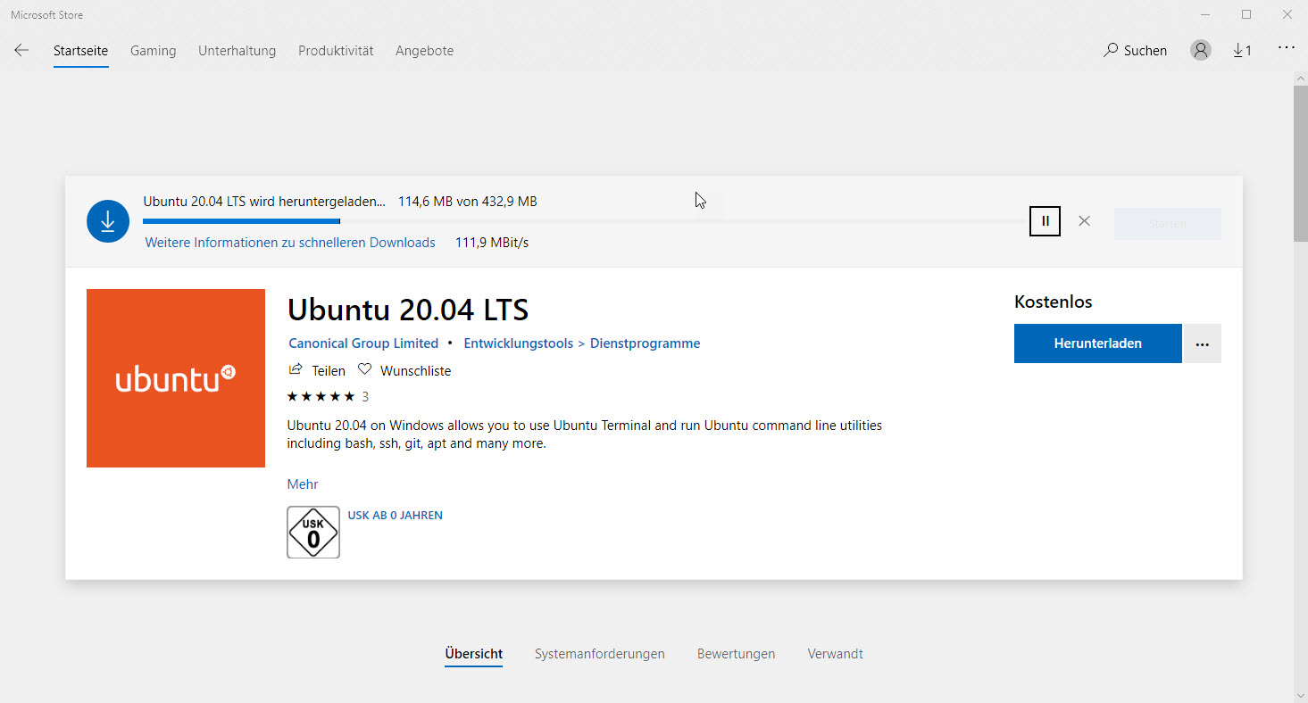 Unter Windows 10 Linux Ubuntu 20.04 installieren | IT-Learner.de Unter Windows 10 Linux Ubuntu 20.04 installieren